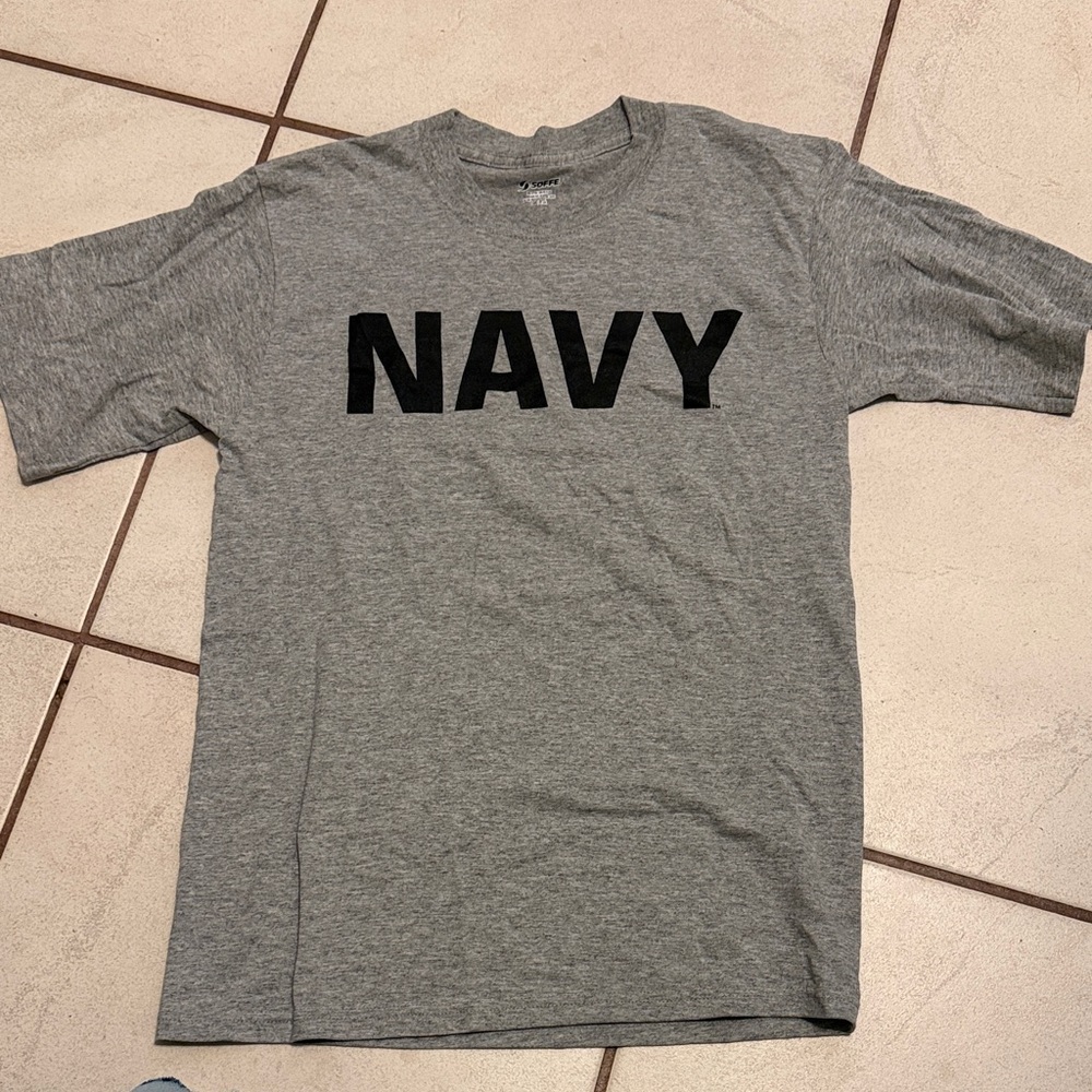 Soffe Heather Gray NAVY Tee